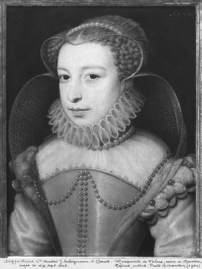 Marguerite de Valois (1553-1615) Königin von Navarra, bekannt als Königin Margot, im Alter von 17 Jahren von François Clouet